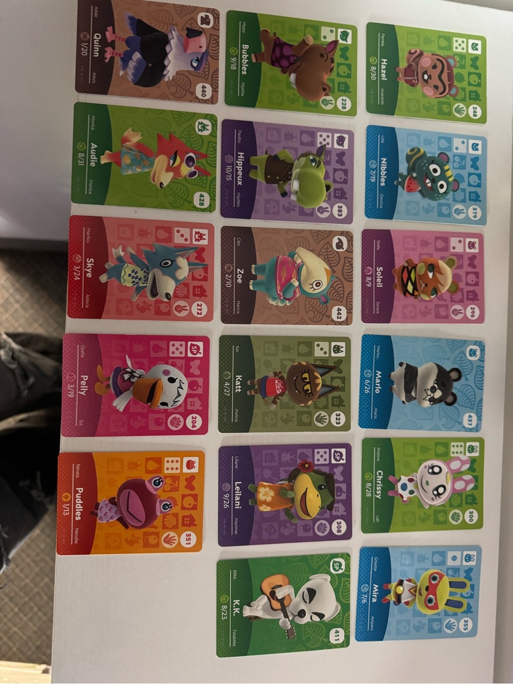 Animal Crossing Amiibo Cards - Multicolor Collectible Card Set